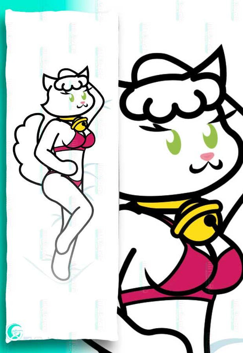 Female cat Body pillow case EJOY ARTS